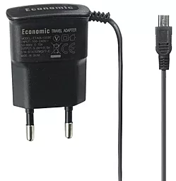 Сетевое зарядное устройство Economic для Motorola V3 0.75a micro USB cable black