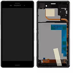 Дисплей Sony Xperia Z3 Dual (D6633) с тачскрином и рамкой, Black - фото Дисплей Sony Xperia Z3 Dual (D6633) с тачскрином и рамкой, Black