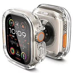 Чехол-накладка Ultra Hybrid для Apple Watch Ultra 49mm Crystal Clear (ACS05459)