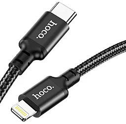 Кабель Hoco X14 Double Speed USB Type-C - Lightning 20w 3a 1м PD сable Black - миниатюра 2 Кабель Hoco X14 Double Speed USB Type-C - Lightning 20w 3a 1м PD сable Black - миниатюра 2