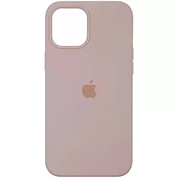 Чехол Silicone Case Full для Apple iPhone 12 Pro Max Pink Sand