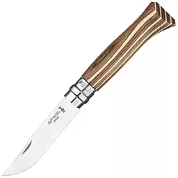 Нож Opinel №8 VRI Luxury Range Laminated Brown (002388) - фото Нож Opinel №8 VRI Luxury Range Laminated Brown (002388)