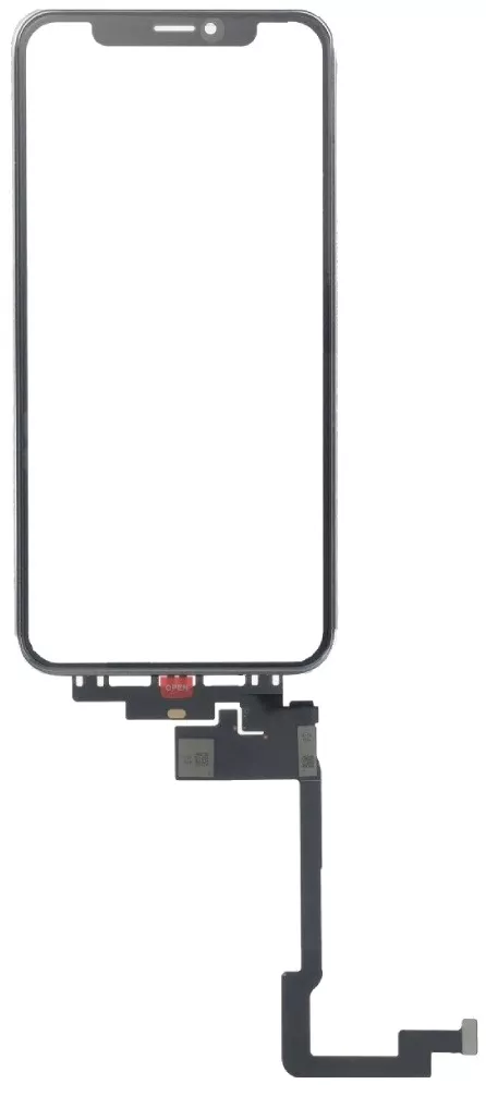 Сенсор (тачскрін) Apple iPhone XS (з довгим шлейфом), (з OCA плівкою), Black - фото 1
