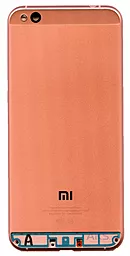 Задняя крышка корпуса Xiaomi Mi 5C со стеклом камеры Rose Gold - фото Задняя крышка корпуса Xiaomi Mi 5C со стеклом камеры Rose Gold