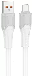 Кабель Hoco X106 USB-A - Type-C 25w 5a 2м cable White - фото Кабель Hoco X106 USB-A - Type-C 25w 5a 2м cable White