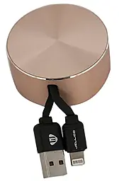 Кабель Jellico TY-10 USB-A - Lightning 12w 2.4a 0.9м cable Gold - фото Кабель Jellico TY-10 USB-A - Lightning 12w 2.4a 0.9м cable Gold
