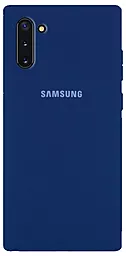 Чехол Epik Silicone Cover Full Protective (AA) Samsung N970 Galaxy Note 10 Navy Blue