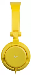 Наушники KS iD Headphones with Mic Yellow - миниатюра 2