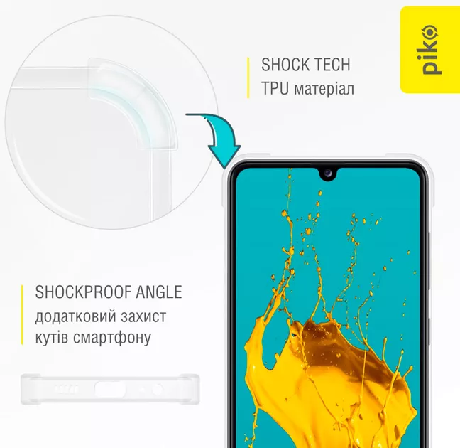 Чехол  Piko Shockproof для Samsung Galaxy A31 Transparent - фото 3