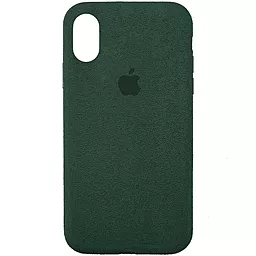 Чехол Epik ALCANTARA Case Full Apple iPhone X, iPhone XS Green