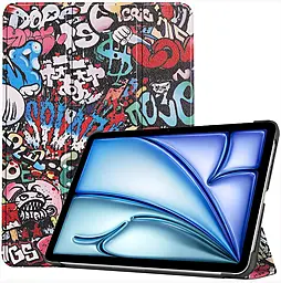 Чохол для планшету BeCover Smart Case для Apple iPad Air 11" M4 2026 Graffiti (715211) - фото Чохол для планшету BeCover Smart Case для Apple iPad Air 11" M4 2026 Graffiti (715211)