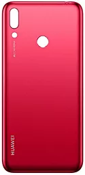 Задняя крышка корпуса Huawei Y7 2019 / Y7 Prime 2019 со стеклом камеры Coral Red