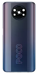 Задняя крышка корпуса Xiaomi Poco X3 Pro со стеклом камеры Original Phantom Black - фото Задняя крышка корпуса Xiaomi Poco X3 Pro со стеклом камеры Original Phantom Black
