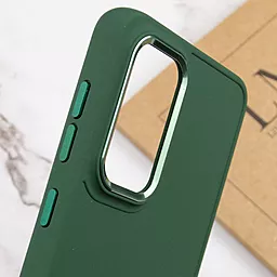 Чохол Epik TPU Bonbon Metal Style для Samsung Galaxy A33 5G Зелений / Pine green - мініатюра 5