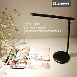 Настольная LED лампа ColorWay CW-DL02B-B - миниатюра 5