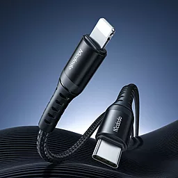 Кабель McDodo USB Type-C - Lightning 36w 3a 1м PD сable Black (CA-5631) - миниатюра 4 Кабель McDodo USB Type-C - Lightning 36w 3a 1м PD сable Black (CA-5631) - миниатюра 4