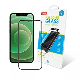 Защитное стекло Global Full Glue Apple iPhone 12 mini  Black (1283126506376)