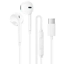 Наушники Borofone BM100 Fuente Type-C White - фото Наушники Borofone BM100 Fuente Type-C White