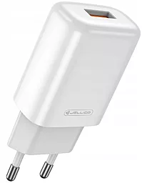 Сетевое зарядное устройство Jellico EU01 12W USB-A + micro USB cable white - миниатюра 6