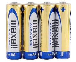 Батарейки Maxell AA/LR6 1.5V SHRINK 4шт. (M-790223.04.CN) - фото Батарейки Maxell AA/LR6 1.5V SHRINK 4шт. (M-790223.04.CN)