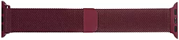 Ремінець ArmorStandart Milanese Loop Band для Apple Watch 42mm/44mm/45mm/49mm Burgundy (ARM55263)