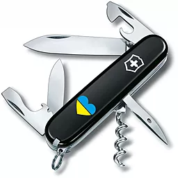 Мультитул Victorinox Spartan Ukraine (1.3603.3_T1090u) Black Сердце сине-желтое - фото Мультитул Victorinox Spartan Ukraine (1.3603.3_T1090u) Black Сердце сине-желтое