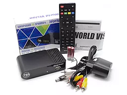 Комплект цифрового ТВ World Vision T65 + комнатная антенна Тризуб - миниатюра 5