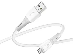 Кабель Ridea RC-SI35 SiliconePro USB-A - micro USB 15w 3a 1м cable White - фото Кабель Ridea RC-SI35 SiliconePro USB-A - micro USB 15w 3a 1м cable White