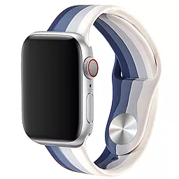 Змінний ремінець для розумного годинника Rainbow для Apple watch 38mm / 40mm Синій / Сірий