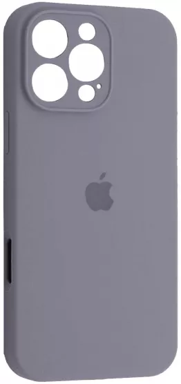 Чехол Silicone Case Full Camera для Apple iPhone 16 Pro Lavander Grey - фото 1