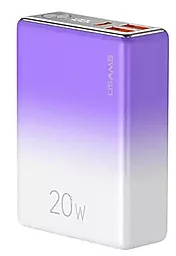 Повербанк Usams US-CD192 10000 mAh 20W PD/QC Gradient Purple
