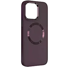 Чехол Epik Bonbon Metal Style with MagSafe для Apple iPhone 15 Plus Plum