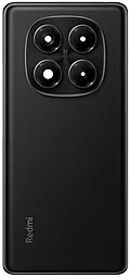 Задняя крышка корпуса Xiaomi Redmi Note 14 Pro 4G со стеклом камеры Midnight Black - фото Задняя крышка корпуса Xiaomi Redmi Note 14 Pro 4G со стеклом камеры Midnight Black