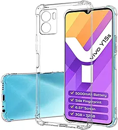 Чехол GETMAN Ease logo Full Camera для Vivo Y15s Clear - фото Чехол GETMAN Ease logo Full Camera для Vivo Y15s Clear