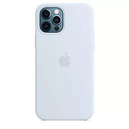 Чохол Apple Silicone Case Full with MagSafe and SplashScreen для Apple для iPhone 12 / iPhone 12 Pro  Cloud Blue