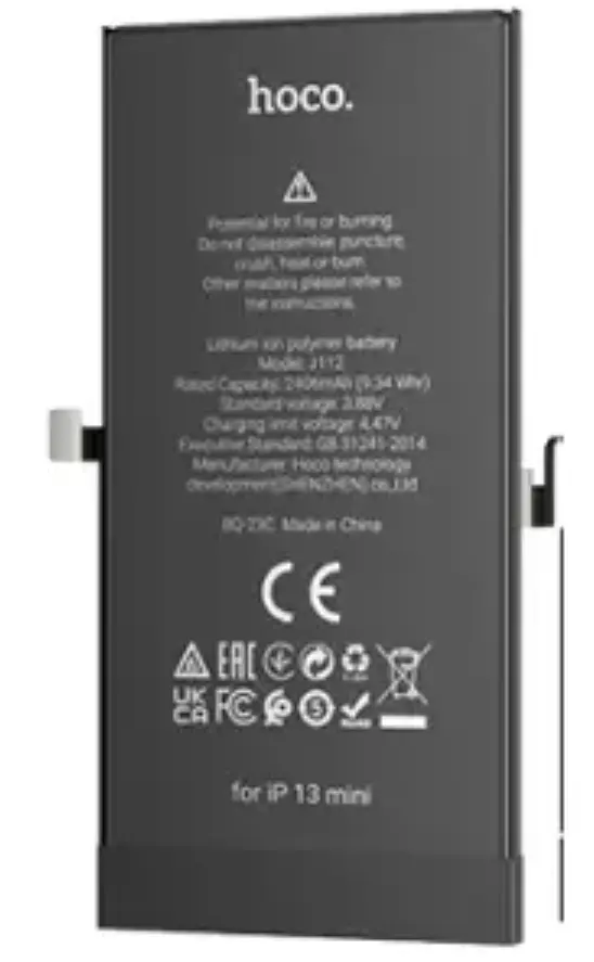 Аккумулятор для Apple iPhone 13 mini (2406 mAh) Hoco - фото 2