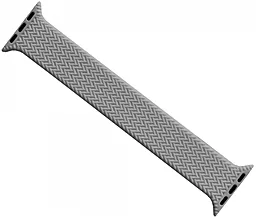 Ремінець Silicone Braided Solo Loop S для Apple Watch 42mm/44mm/45mm/49mm Grey