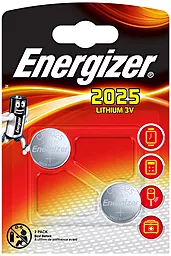 Батарейки Energizer CR2025 Lithium 2шт - фото Батарейки Energizer CR2025 Lithium 2шт