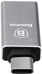 OTG-переходник Baseus Sharp series Type-C USB 3.1 to USB 3.0 Grey - миниатюра 4