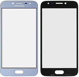 Корпусное стекло дисплея Samsung Galaxy J2 Pro J250H 2018 (с OCA пленкой) Blue - фото Корпусное стекло дисплея Samsung Galaxy J2 Pro J250H 2018 (с OCA пленкой) Blue