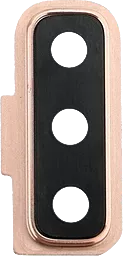 Стекло камеры Samsung Galaxy A7 A750F Gold - фото Стекло камеры Samsung Galaxy A7 A750F Gold