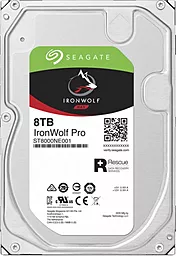 Жесткий диск Seagate IronWolf Pro NAS 7200rpm 8TB 256MB (ST8000NE001)