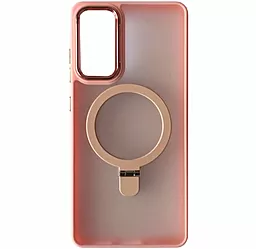{"ru": "Чехол", "uk": "Чохол"} 1TOUCH Matte Ring-MagSafe для Samsung S24+ Light Pink
