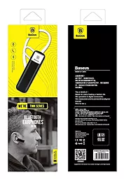 Блютуз гарнитура Baseus Timk Series Bluetooth Earphones Black (AUBASETK-01) - миниатюра 4