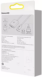 Видео переходник (адаптер) Baseus Lite Series Adapter HDMI - VGA White (WKQX010002) - миниатюра 10