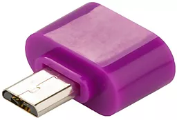 OTG-переходник EasyLife M-F micro USB -> USB 2.0 Purple - фото OTG-переходник EasyLife M-F micro USB -> USB 2.0 Purple
