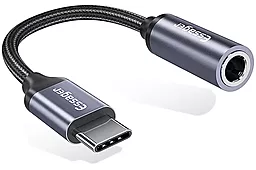 Аудио-переходник Essager E01 M-M USB Type-C -> 3.5mm Grey (EZJE01-0G)