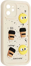 {"ru": "Чехол", "uk": "Чохол"} Pretty Things Case для Apple iPhone 11 White / Always Happy