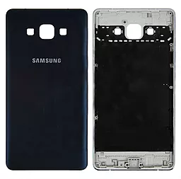 Задняя крышка корпуса Samsung Galaxy A7 A700F / A700H Midnight Black - фото Задняя крышка корпуса Samsung Galaxy A7 A700F / A700H Midnight Black