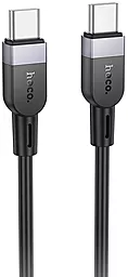 Кабель Hoco X109 USB Type-C - Type-C 60w 3a 3м PD cable Black - фото Кабель Hoco X109 USB Type-C - Type-C 60w 3a 3м PD cable Black
